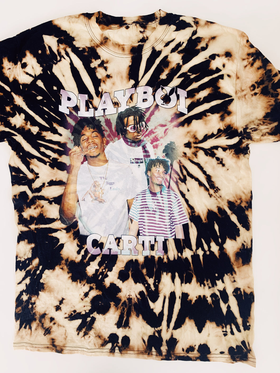 CARTI SPIRAL BLEACHED GRAPHIC TEE